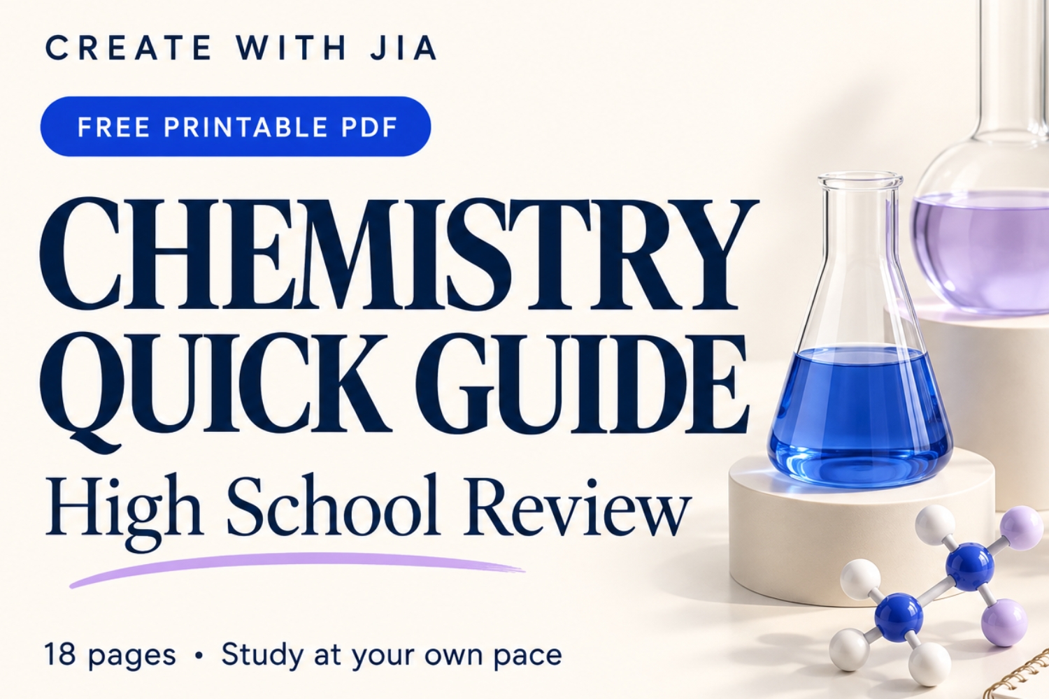 Kostenlose Chemie Quick Guide | High School Review