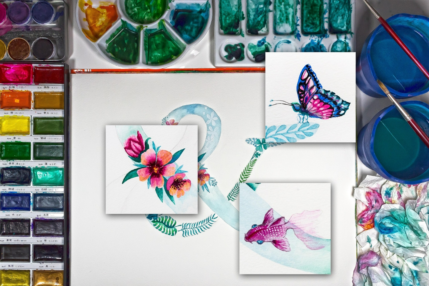 Farben der Imagination: Anfänger Kunstwerkstatt